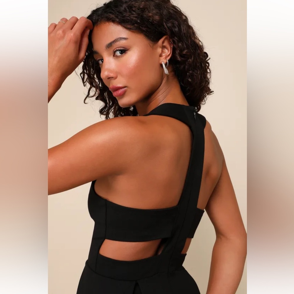 Lulu’s Black Skater Dress